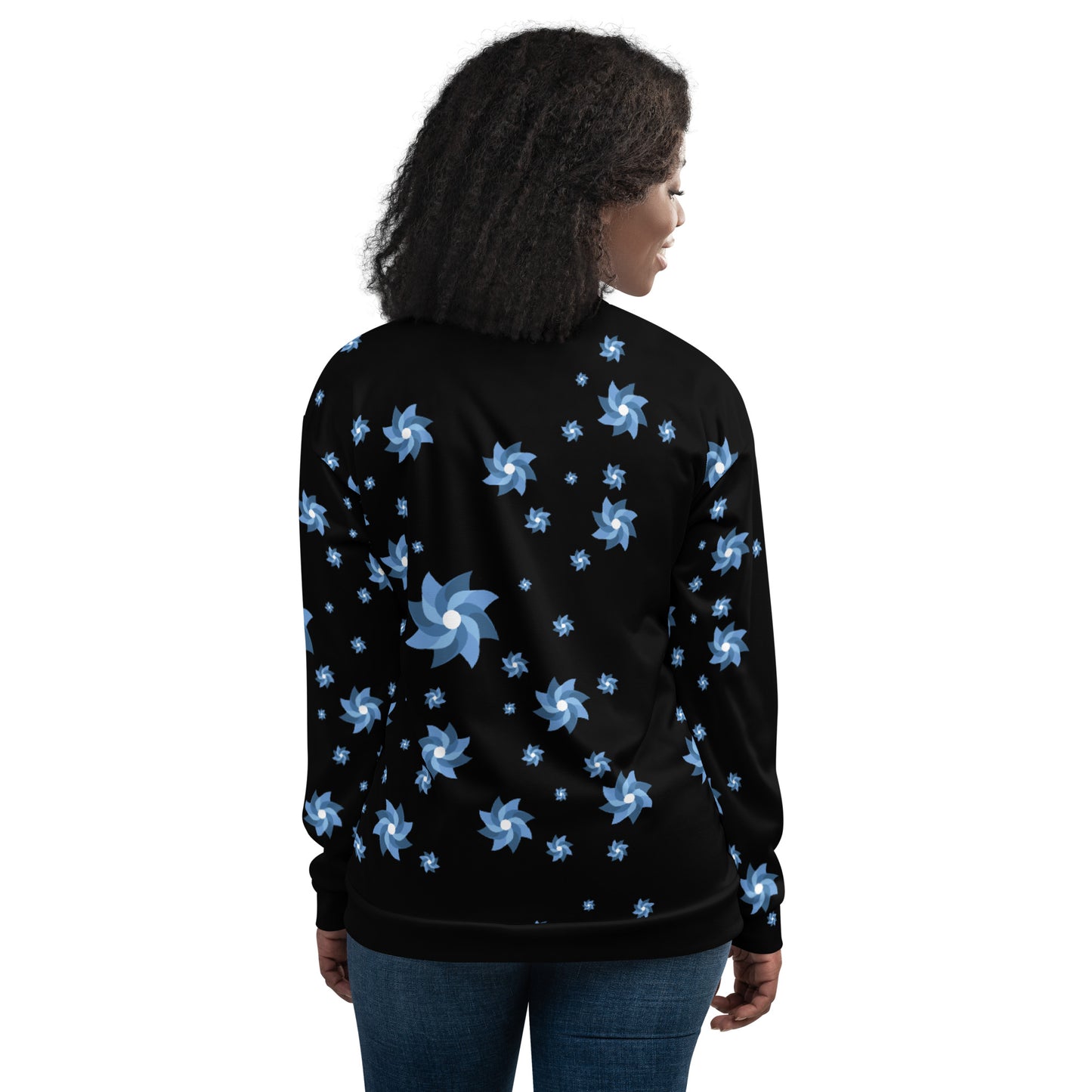 Child Abuse Prevention Pinwheels - Unisex Bomber Jacket