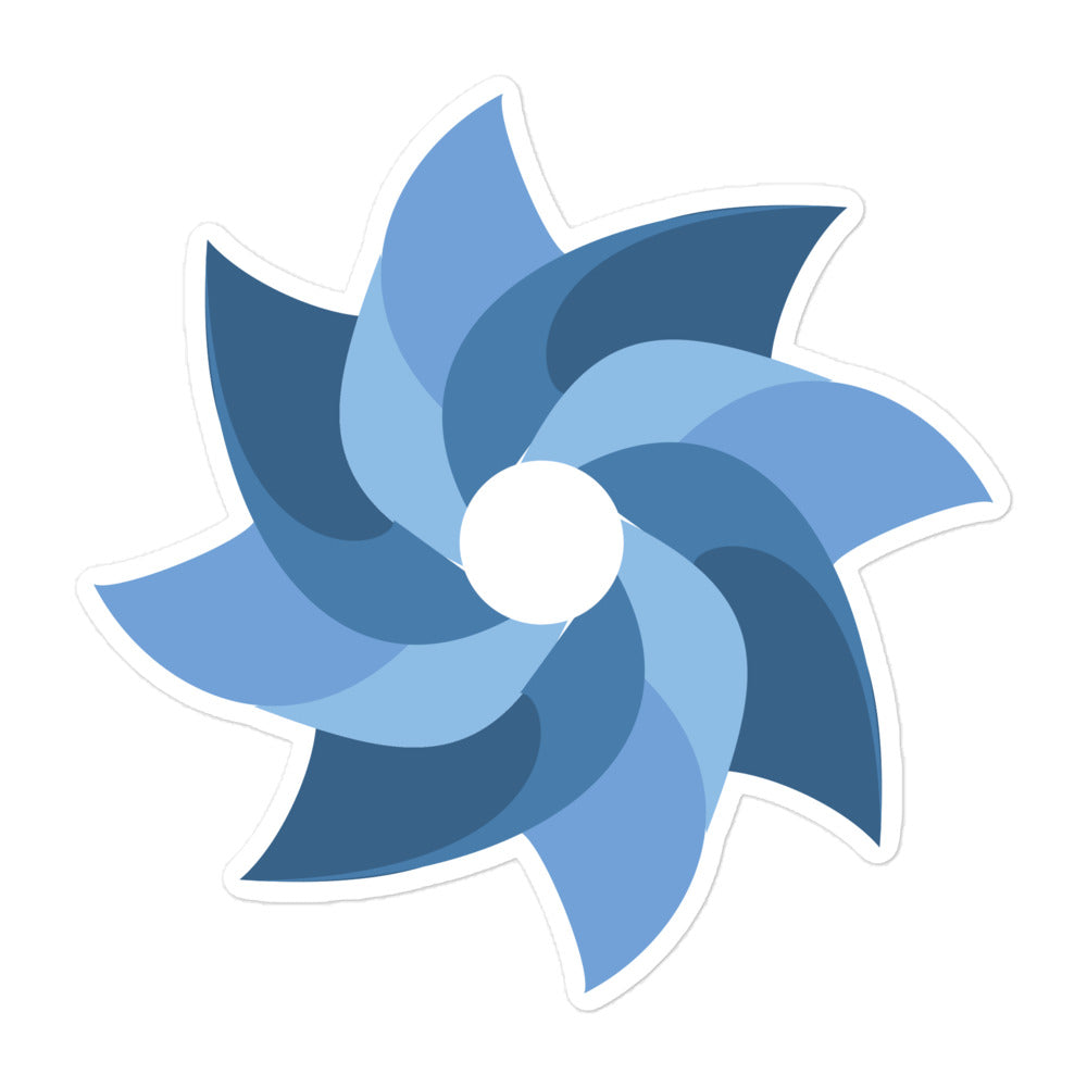 Pinwheel - Child Abuse Prevention Sticker