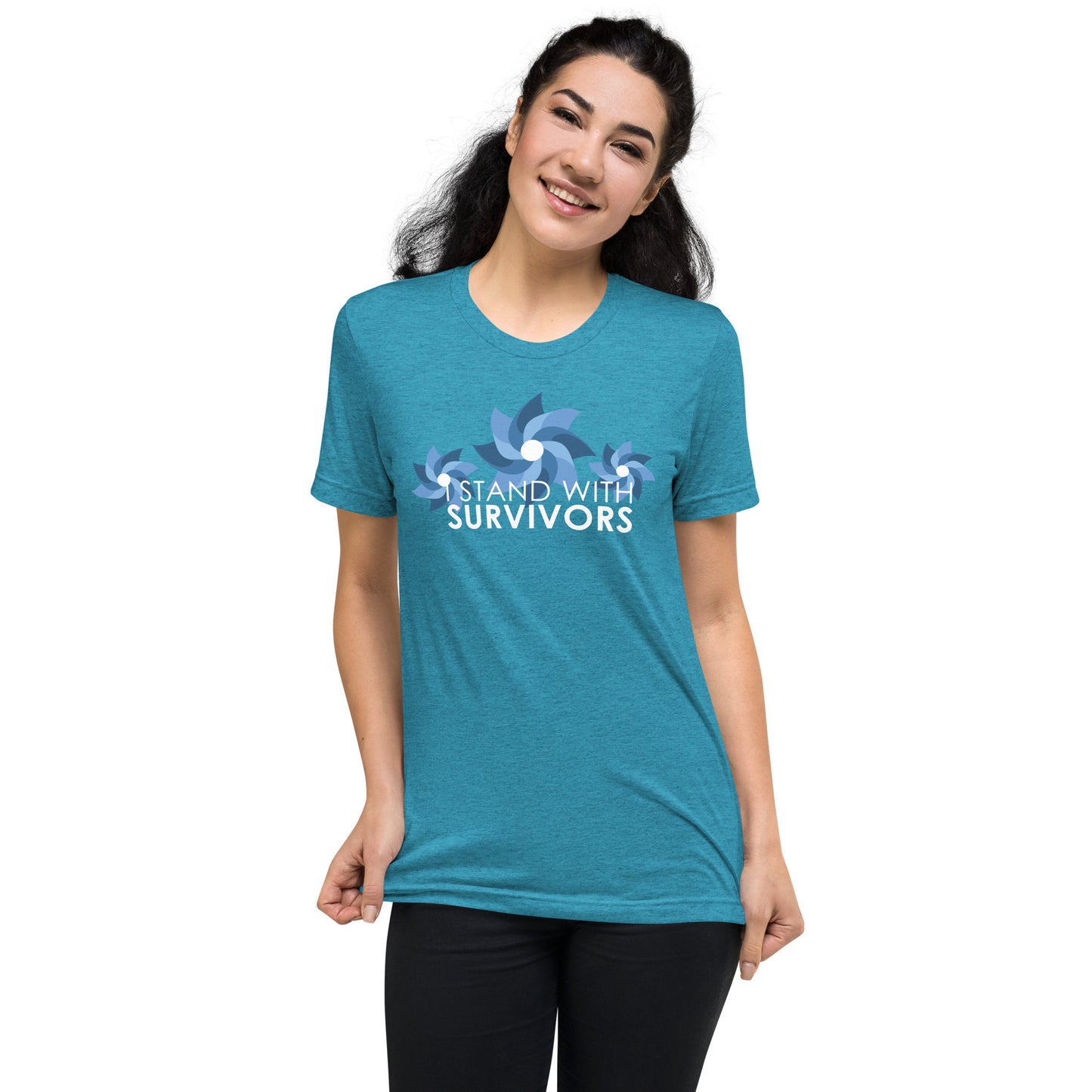 I Stand With Survivors Tri-Blend Tee