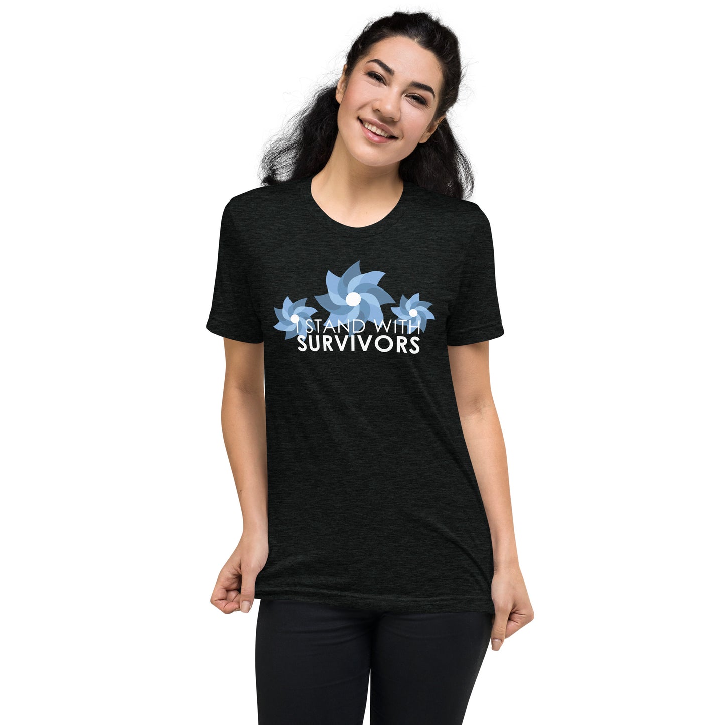I Stand With Survivors Tri-Blend Tee