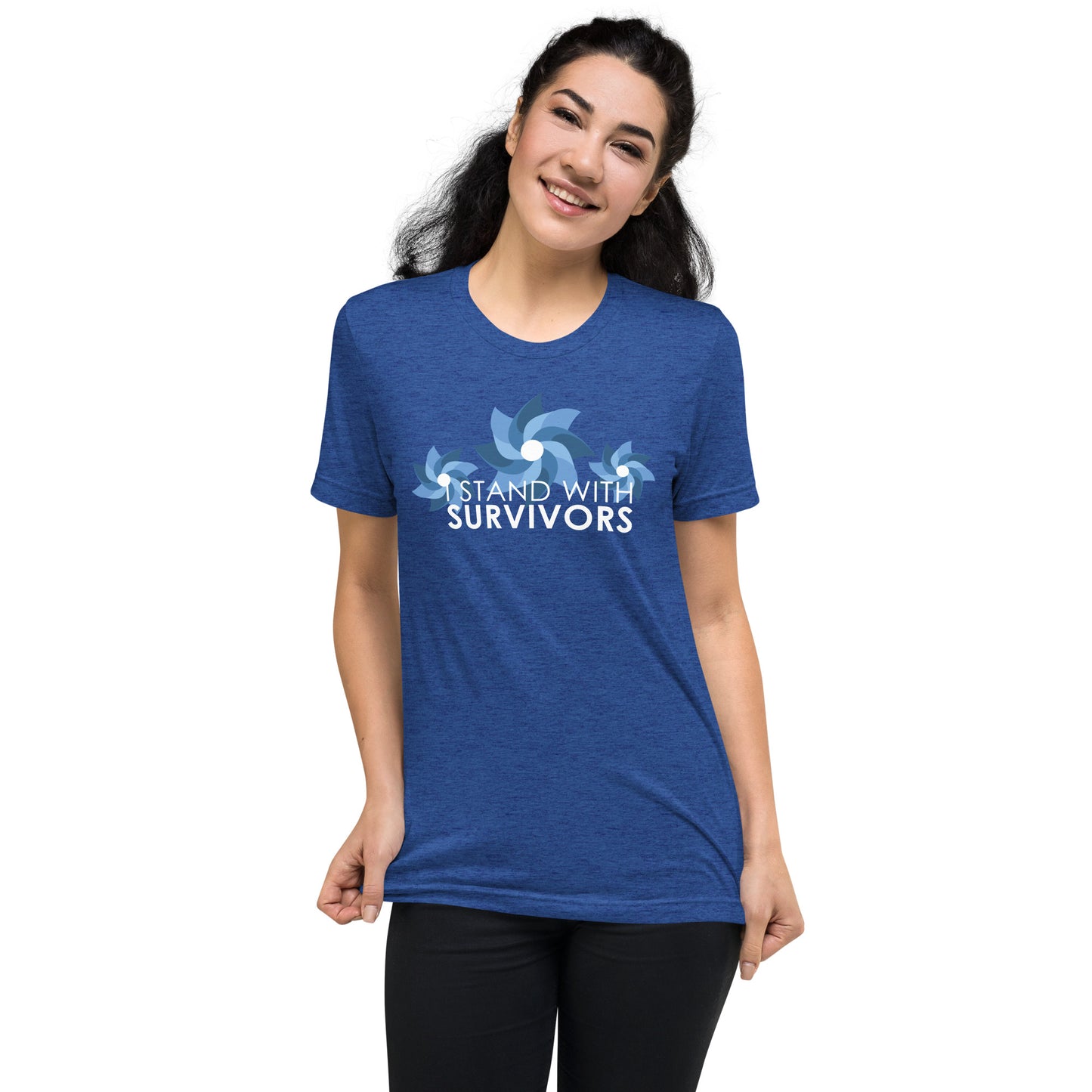 I Stand With Survivors Tri-Blend Tee